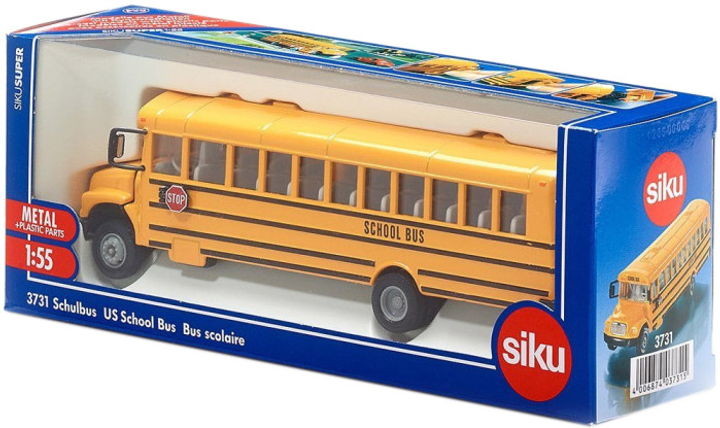 Model Siku 1:55 Autobus szkolny Żółty (3731) - obraz 1