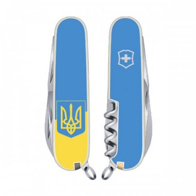 Нож Victorinox Spartan Ukraine 91мм желт-голуб с Гербом (1049-Vx13603.7_T0030r) - изображение 2