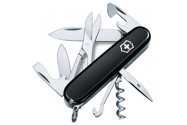 Ніж Victorinox Climber блістер Чорний (1049-Vx13703.3B1) - зображення 1