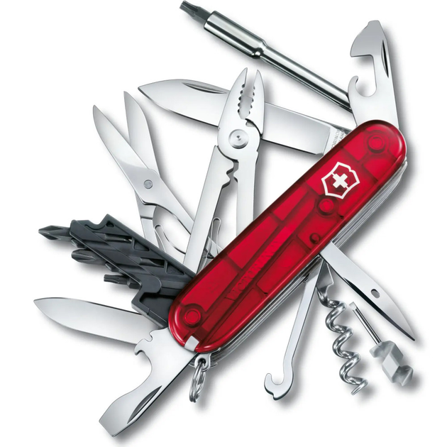 Ніж Victorinox Cybertool M Transparent Red Cybertool (1049-Vx17725.T) - зображення 1