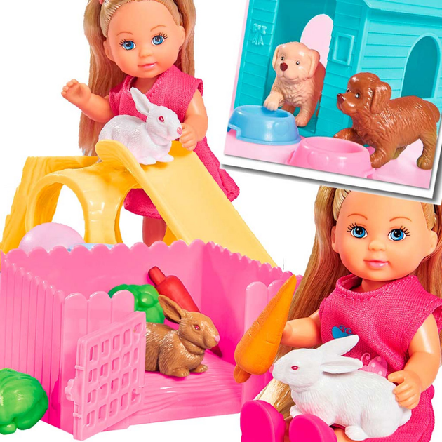 Zestaw lalek Simba Evi Steffi Weterynarz (5733040) - obraz 4