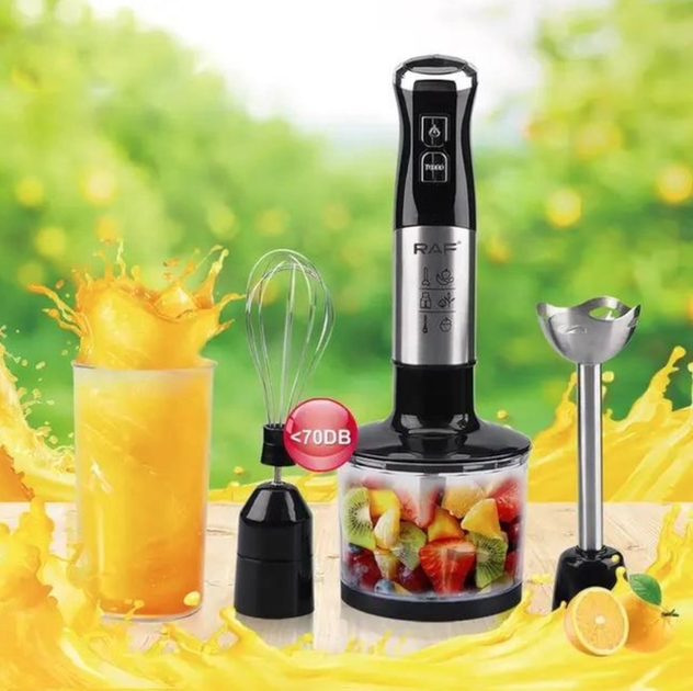 Кухонный блендер RAF 800Вт - измельчитель многофункциональный 3в1 ...