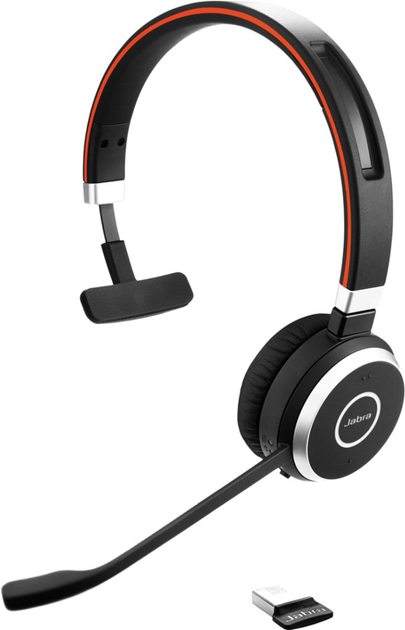 Słuchawki Jabra Evolve 65 MS Mono słuchawki + baza (6593-823-399) - obraz 1