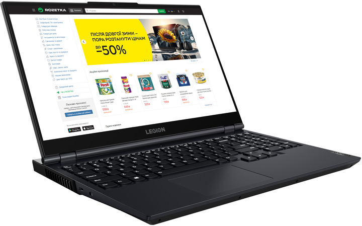 Ноутбук Lenovo Legion 5 15ITH6H (82JH005BPB) Phantom Blue/Shadow Black - зображення 3
