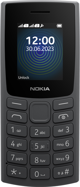 Мобільний телефон Nokia 110 DS 2023 Charcoal (1GF019FPA2C01) – фото ...