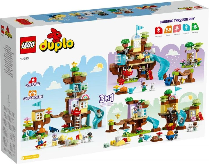 Конструктор LEGO DUPLO Домик на дереве 3 в 1 126 деталей (10993) - изображение 2