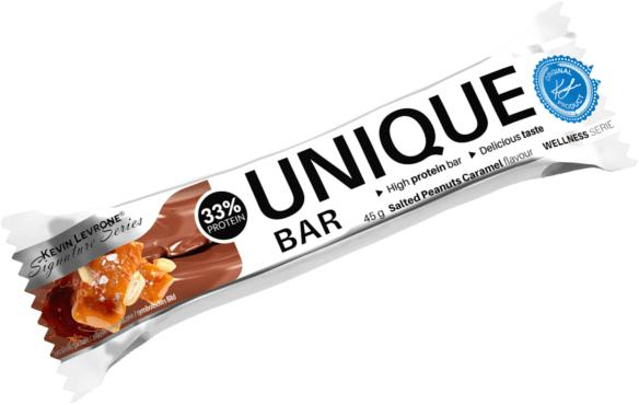 Baton Białkowy Kevin Levrone Unique Bar 45 g Karmel (5901764782179) - obraz 1
