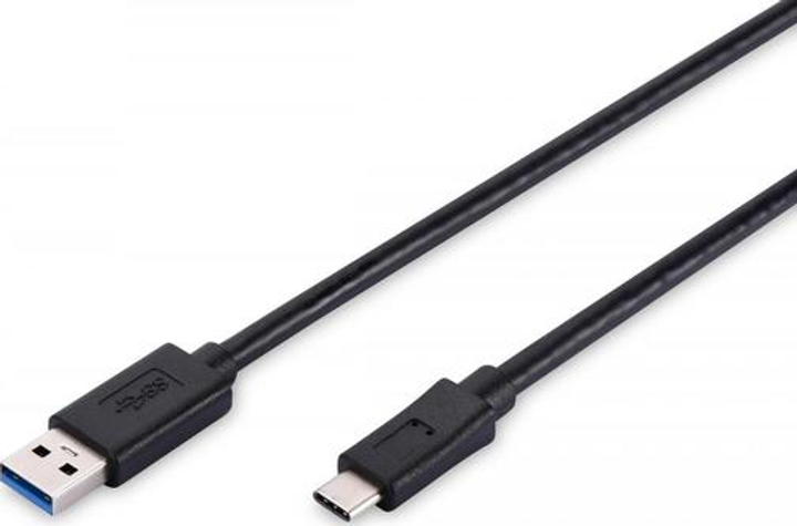 Кабель Digitus Assmann USB Type-C - USB 3.0 1 м (AK-300136-010-S) - зображення 1