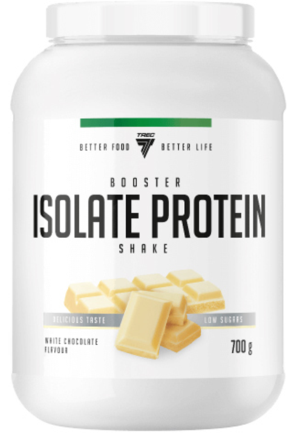 Białko Trec Nutrition Booster Isolate Protein 700 g Jar White chocolate (5902114017163) - obraz 1