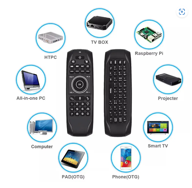 Air Mouse G7 Pro с подсветкой и микрофоном - изображение 3