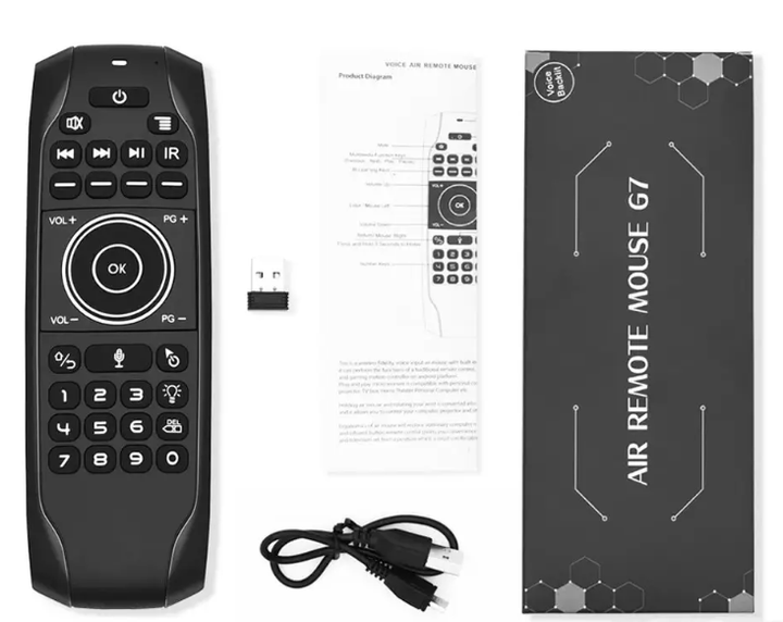 Air Mouse G7 Pro с подсветкой и микрофоном - изображение 4