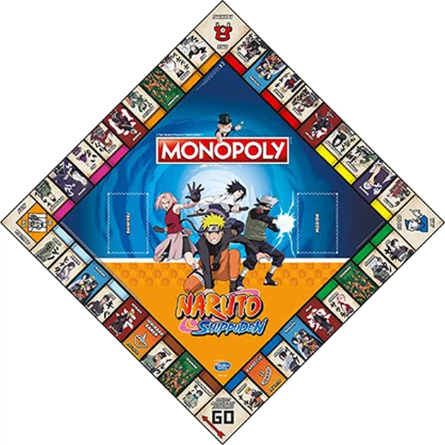 Настільна гра Winning Moves NARUTO SHIPPUDEN Monopoly WM00167-EN1-6 (5036905038690) - зображення 2