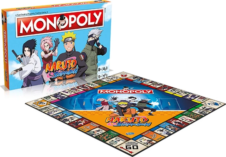 Настільна гра Winning Moves NARUTO SHIPPUDEN Monopoly WM00167-EN1-6 (5036905038690) - зображення 3