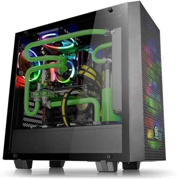 Obudowa Thermaltake Core G21 Tempered Glass Edition Black (CA-1I4-00M1WN-00) - obraz 8