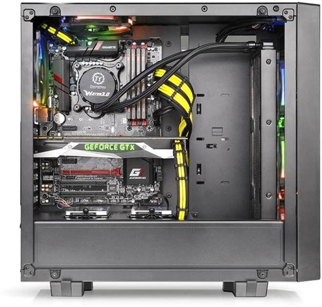 Obudowa Thermaltake Core G21 Tempered Glass Edition Black (CA-1I4-00M1WN-00) - obraz 12