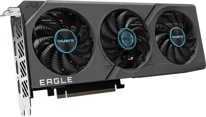 Видеокарта Gigabyte PCI-Ex GeForce RTX 4060 Ti Eagle OC 8GB GDDR6 (128bit) (2550/18000) (2 x HDMI, 2 x DisplayPort) (GV-N406TEAGLE OC-8GD) - изображение 4