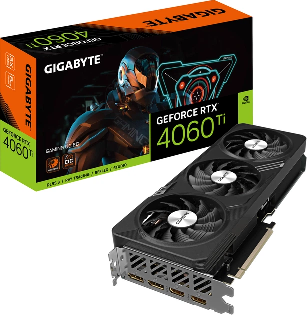 Karta graficzna Gigabyte PCI-Ex GeForce RTX 4060 Ti Gaming OC 8G 8Gb GDDR6 (128bit) (2580/18000) (2 x HDMI, 2 x DisplayPort) (GV-N406TGAMING OC-8GD) - Zdjęcie 8 Karta graficzna Gigabyte PCI-Ex GeForce RTX 4060 Ti Gaming OC 8G 8Gb GDDR6 (128bit) (2580/18000) (2 x HDMI, 2 x DisplayPort) (GV-N406TGAMING OC-8GD) - obraz 8