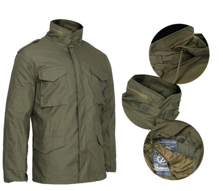 Військова куртка-парка BRANDIT 2in1 7XL Олива (Alop) - изображение 1