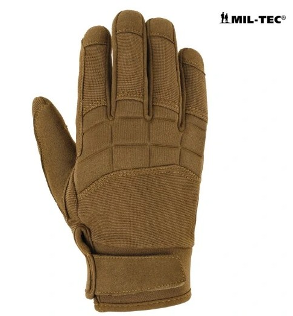 Перчатки мужские Mil-Tec размер М зимние дышащие и водонепроницаемые перчатки с защитой от ударов Койот - изображение 2