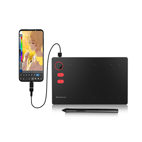 Графический планшет 10Moons G20 Android Win Mac Чехол Перчатка - изображение 9