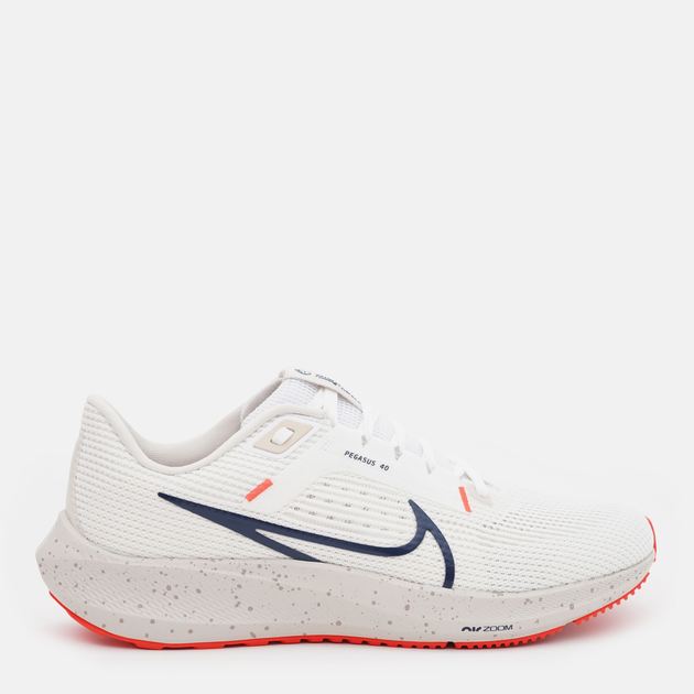 Акція на Чоловічі кросівки для бігу Nike Air Zoom Pegasus 40 DV3853-100 47 (12.5US) 30.5 см Білі від Rozetka