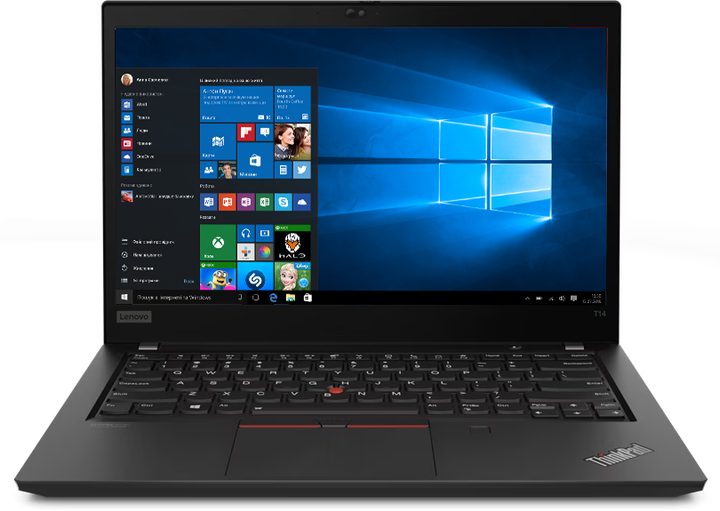 Laptop Lenovo ThinkPad T14s (21BSS1CS1L) Czarny - obraz 1