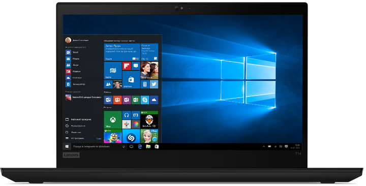 Laptop Lenovo ThinkPad T14s (21BSS1CS1L) Czarny - obraz 4