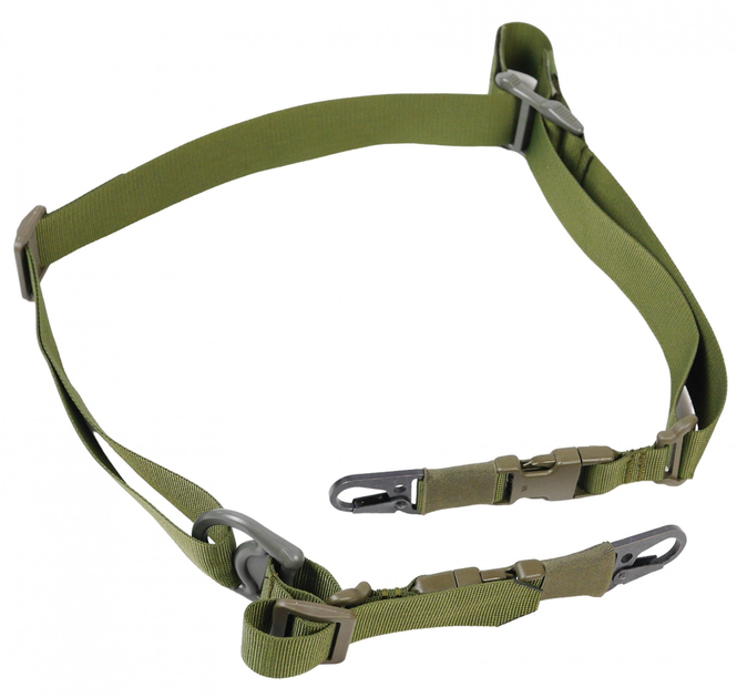 Ремінь 2-точковий Kiborg Gun Sling G-2 з пряжкою швидкого регулювання Triple-X Olive - зображення 1