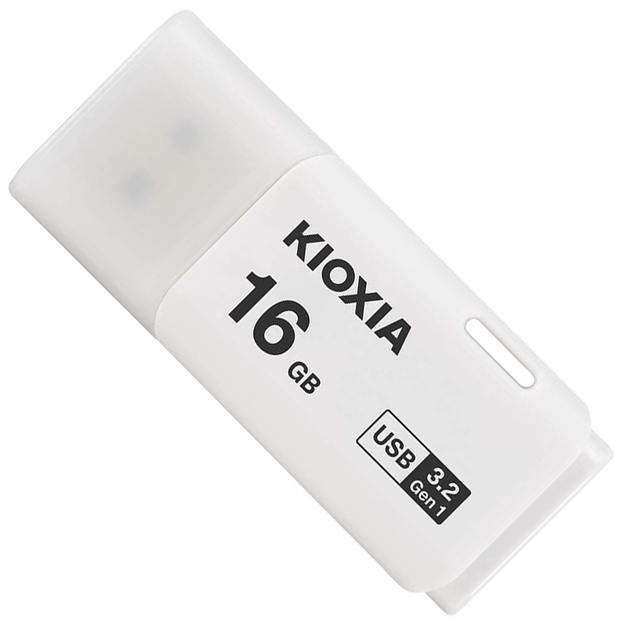 Pendrive KIOXIA TransMemory U301 16 GB USB 3.2 biały (LU301W016GG4) - obraz 1