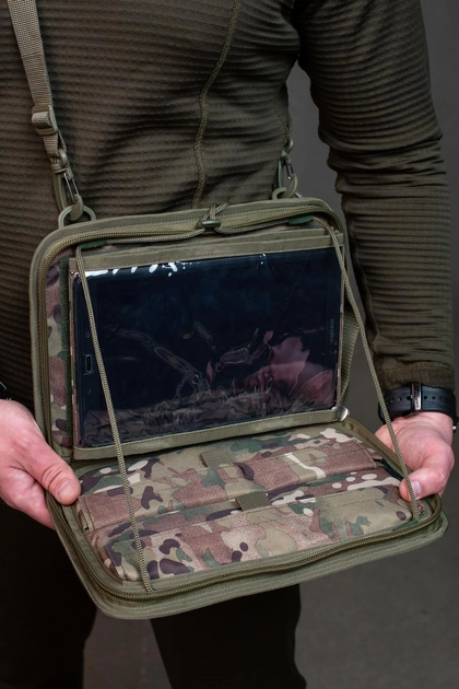 Чехол для планшета тактический NEXT MAX-SV МУЛЬТИКАМ 10 дюймов усиленный с доп панелью - 4114-2 - изображение 1
