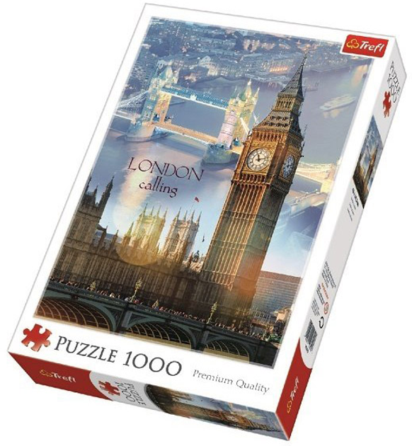 Puzzle Trefl Londyn o świcie 1000 elementów (PT-10395) - obraz 1