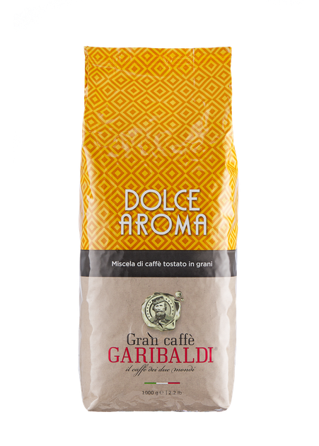 Ящик кави в зернах Garibaldi Dolce Aroma 1 кг у ящику 10 шт - зображення 2