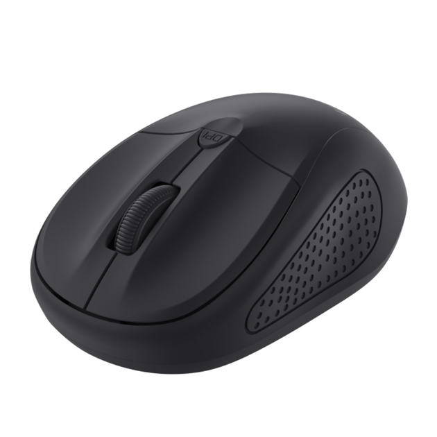 Мышь компьютерная Trust Primo Wireless Mouse Mat Black 24794 1600dpi беспроводная Черный - изображение 3