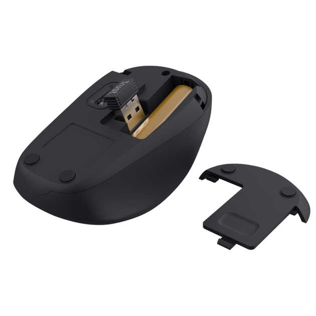 Мышь компьютерная Trust YVI+ wireless mouse Eco Blue 24551 1600dpi беспроводная Синий - Фото 4 Мышь компьютерная Trust YVI+ wireless mouse Eco Blue 24551 1600dpi беспроводная Синий - изображение 4