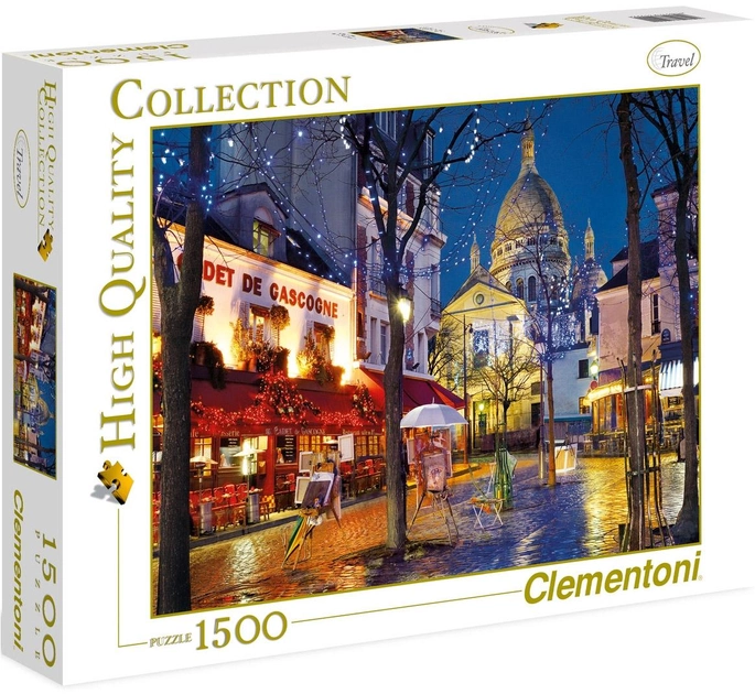 Пазли Clementoni Париж Монмартр 1500 елементів (31999) - зображення 1