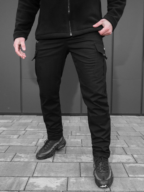 Тактичні штани утеплені BEZET 6406 3XL Чорні (2000093212715) - зображення 1