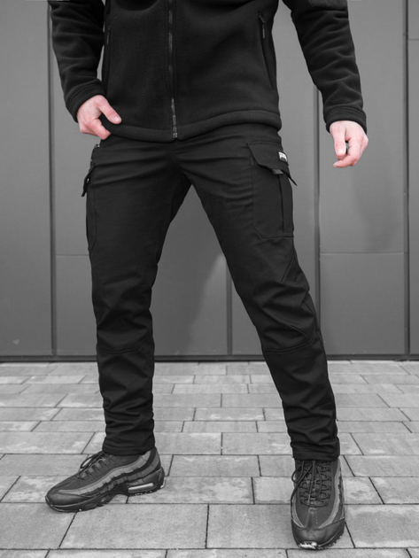 Тактичні штани утеплені BEZET 6406 2XL Чорні (2000093212708) - зображення 2