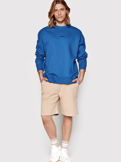 Bluza bez kaptura męska Sprandi SP22-BLM102 S Niebieska (5903220672383) - obraz 3