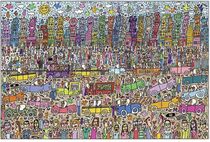 Puzzle Ravensburger Crowded City James Rizzi 5000 elementów (17427) - obraz 2