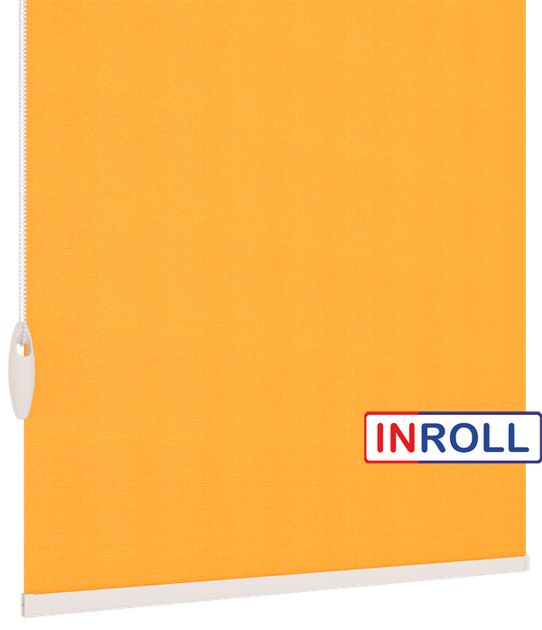 Ролета тканевая INROLL Есо-Mini 90х185 см Camila Оранжевый A608 - Фото 3 Ролета тканевая INROLL Есо-Mini 90х185 см Camila Оранжевый A608 - изображение 3