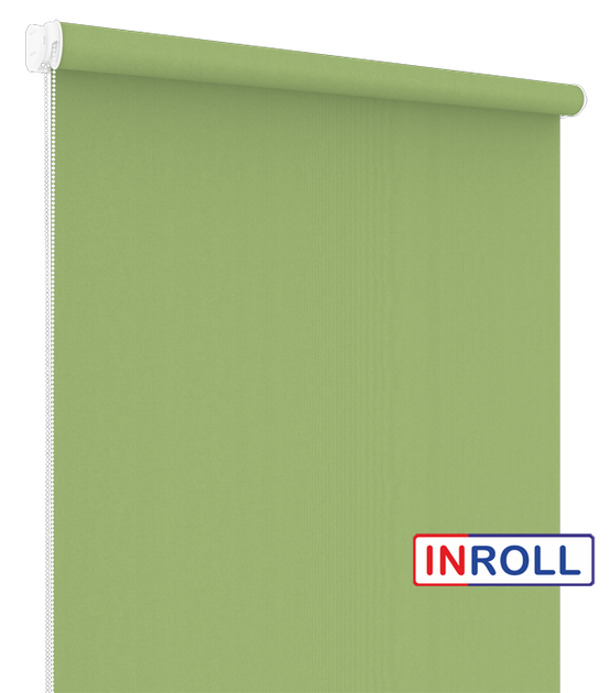 Ролета тканевая INROLL Есо-Mini 55х185 см Camila Светло-зеленый A622 - Фото 3 Ролета тканевая INROLL Есо-Mini 55х185 см Camila Светло-зеленый A622 - изображение 3