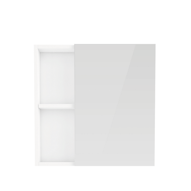 Дзеркальна шафа RJ ATLAS 60x60 RJFU005-08WH, біла - зображення 2