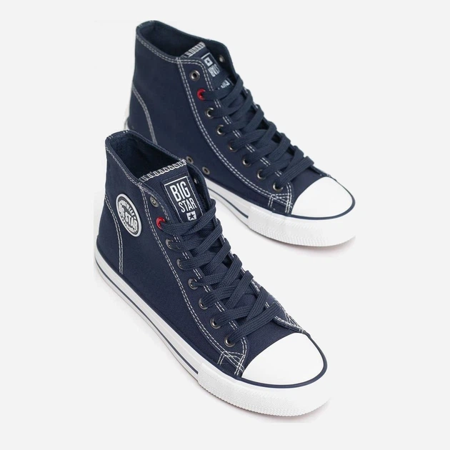 Trampki męskie wysokie Big Star JJ174608-403 41 Niebieski (5900714551261) - obraz 5