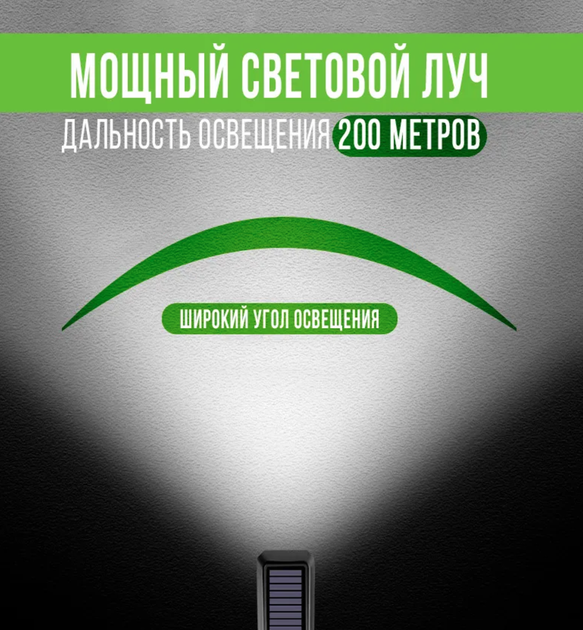 Велосипедная фара Waterproof аккумуляторный фонарь на солнечной батарее со звонком вело фара с сигналом Черно-Зеленый - Фото 5 Велосипедная фара Waterproof аккумуляторный фонарь на солнечной батарее со звонком вело фара с сигналом Черно-Зеленый - изображение 5