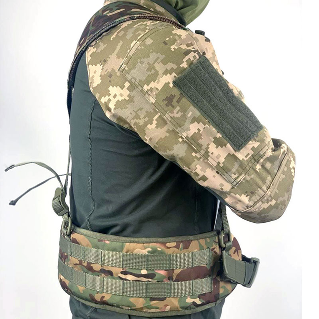 Ременно-плечевая система (РПС) Military Manufactury Cordura мультикам 218 - изображение 2