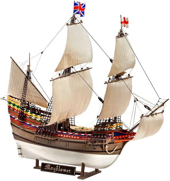 Angielski statek handlowy-galeon 1:83 Revell Mayflower (MR-5486) - obraz 1