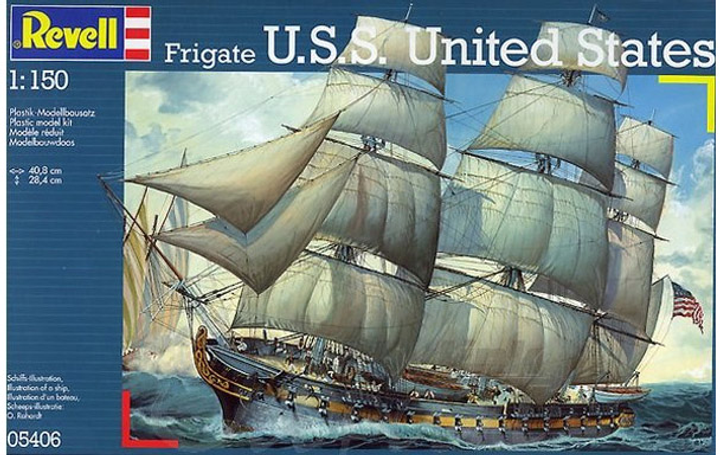 Fregata 1:150 Revell Fregata USS Stany Zjednoczone (MR-5406) - obraz 2