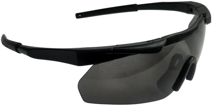 Защитные очки Buvele для спортивной стрельбы 3 линзы Черные (Z13.12.5.8.003) - изображение 1