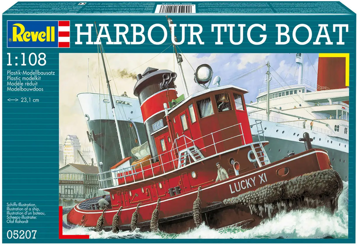 Портовий буксир 1:108 Revell Harbour Tug Boat (05207) - зображення 2