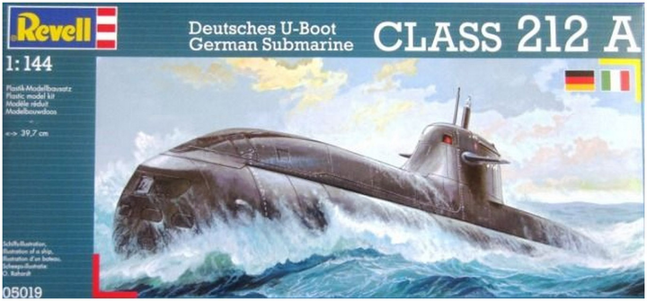 Підводний човен 1:144 Revell New German Submarine U212 (2003 р., Німеччина) (05019) - зображення 1